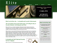 Tablet Screenshot of elitelockkeyinc.com